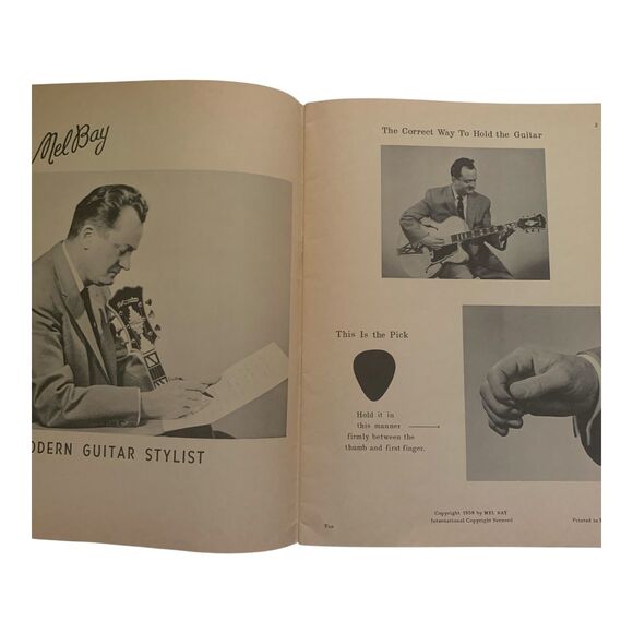 Vintage 1958 Mel Bay Fun With The Guitar Songbook Sheet Music Folk Songs - Picture 4 of 9